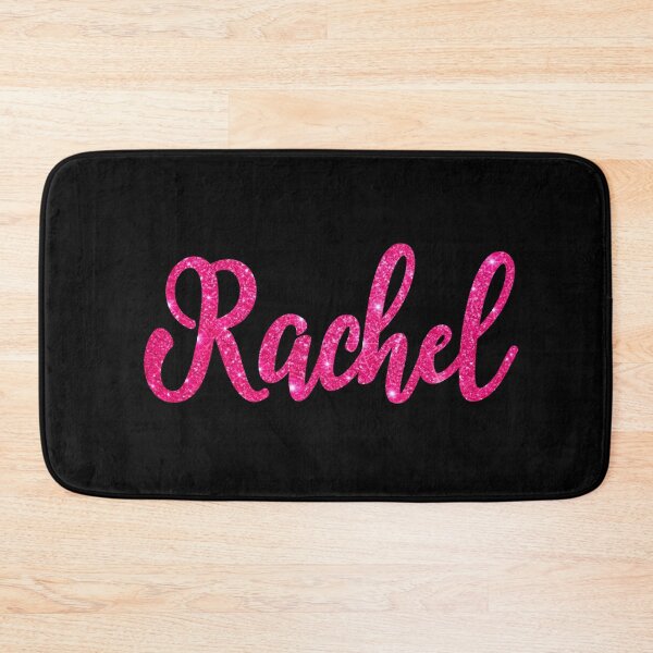 Item preview, Rachel Hot Pink Sparkly Personalised Name Design designed and sold by CamilasPrints.