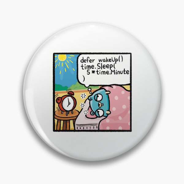 Item preview, Gopher Says In Go Defer Wakeup designed and sold by ForRealSerial.
