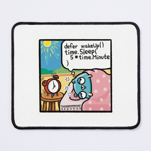 Item preview, Gopher Says In Go Defer Wakeup designed and sold by ForRealSerial.