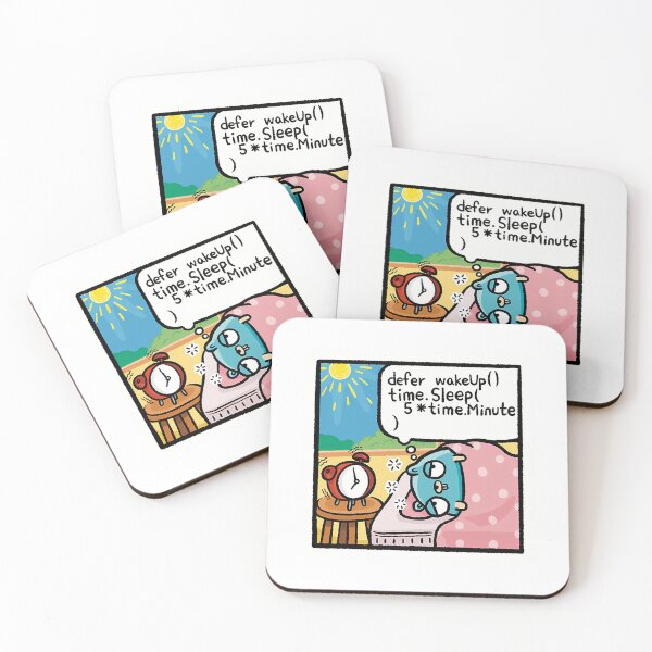 Item preview, Gopher Says In Go Defer Wakeup designed and sold by ForRealSerial.