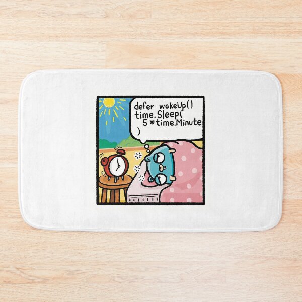 Item preview, Gopher Says In Go Defer Wakeup designed and sold by ForRealSerial.