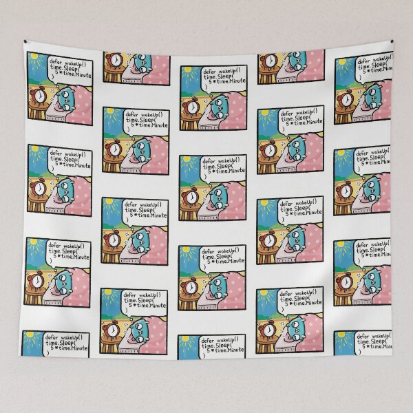 Item preview, Gopher Says In Go Defer Wakeup designed and sold by ForRealSerial.