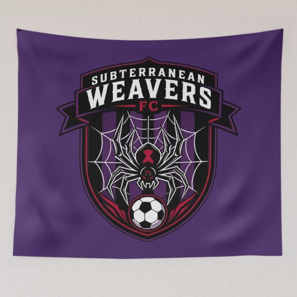 Item preview, Subterranean Weavers FC - Soccer Club Fantasy Sports RPG Meme designed and sold by Dice_Goblin_Studio.