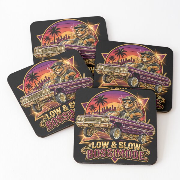 Item preview, Low & Slow Boss Fashion – Lion Lowrider California West Coast designed and sold by PLUSHIWORLDtm.