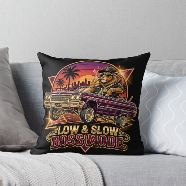 Item preview, Low & Slow Boss Fashion – Lion Lowrider California West Coast designed and sold by PLUSHIWORLDtm.