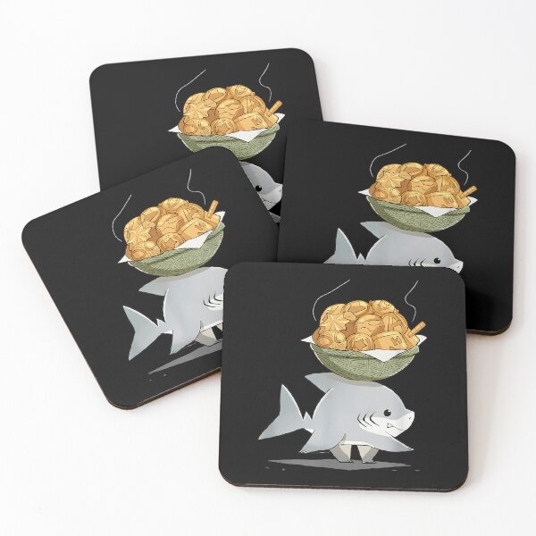 Aperçu de l'œuvre Un adorable requin terrestre vous apporte des biscuits créée et vendue par banhstudio.