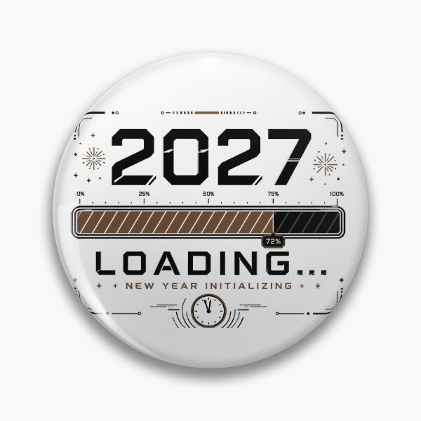 Item preview, 2027 Loading New Year Initializing Vector T-Shirt Design - Futuristic Gamer New Year Graphic designed and sold by Rabu10.