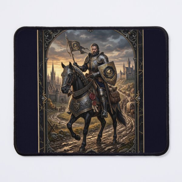 Item preview, Knight of Seals- tarot card designed and sold by Studio77-Gothic.