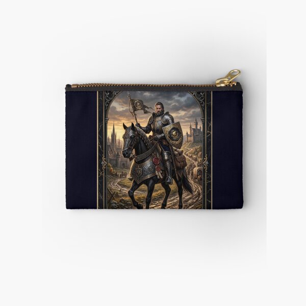 Item preview, Knight of Seals- tarot card designed and sold by Studio77-Gothic.
