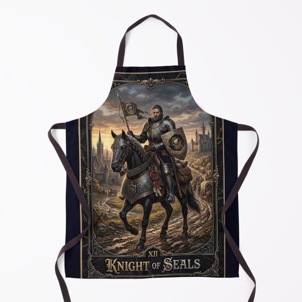 Item preview, Knight of Seals- tarot card designed and sold by Studio77-Gothic.