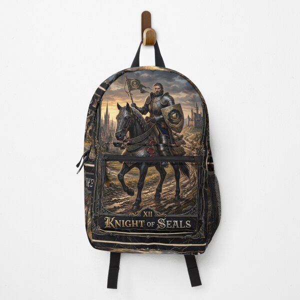 Item preview, Knight of Seals- tarot card designed and sold by Studio77-Gothic.