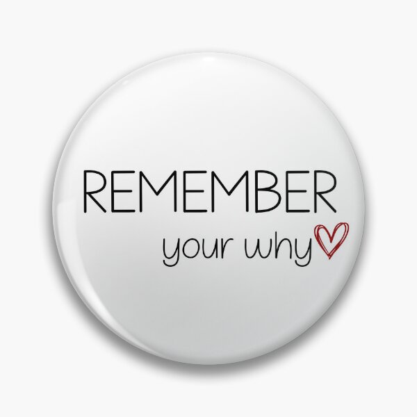 Item preview, remember your why  designed and sold by Borublue.