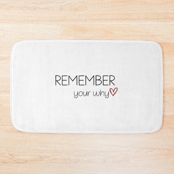 Item preview, remember your why  designed and sold by Borublue.