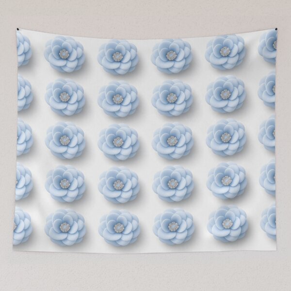 Item preview, Baby Blue Rose Pattern Lattice designed and sold by IntelliMindDesigns.