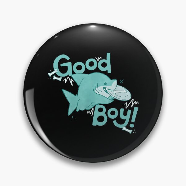 Item preview, Cute Land Shark Good Boy! Snacky Bone Fetch designed and sold by banhstudio.