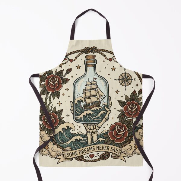 Item preview, The Ship Inside the Bottle – Vintage Nautical Tattoo designed and sold by Maria Garcia´s.