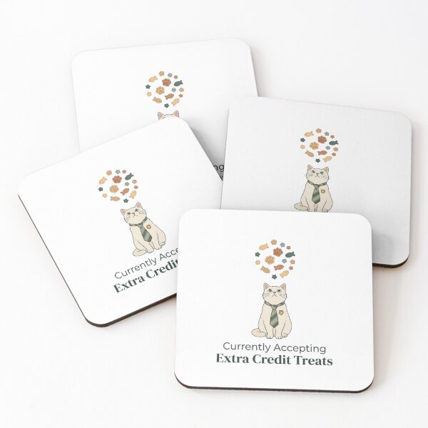 Item preview, Currently Accepting Extra Credit Treats - Cat Design designed and sold by RunningWhiskers.