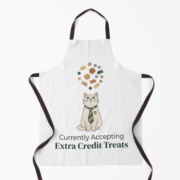 Item preview, Currently Accepting Extra Credit Treats - Cat Design designed and sold by RunningWhiskers.