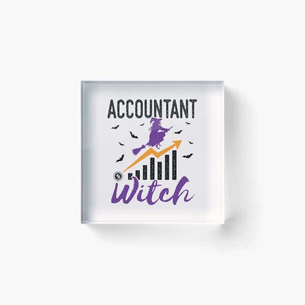 Item preview, Accountant Witch CPA Halloween designed and sold by jaygo.