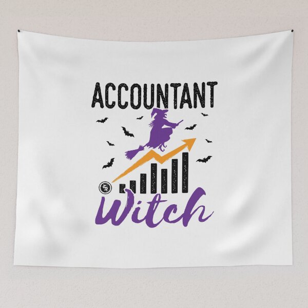 Item preview, Accountant Witch CPA Halloween designed and sold by jaygo.