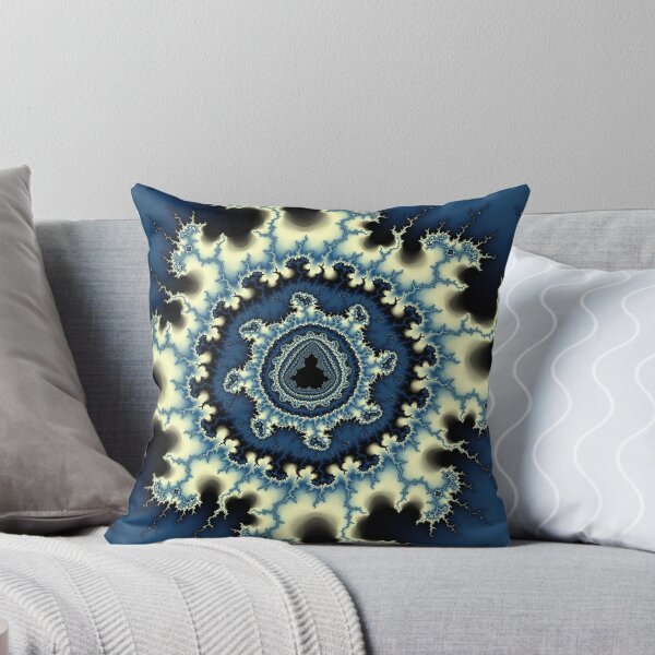 Item preview, Blue Fractal Nebula Mandelbrot Art designed and sold by pinkal.