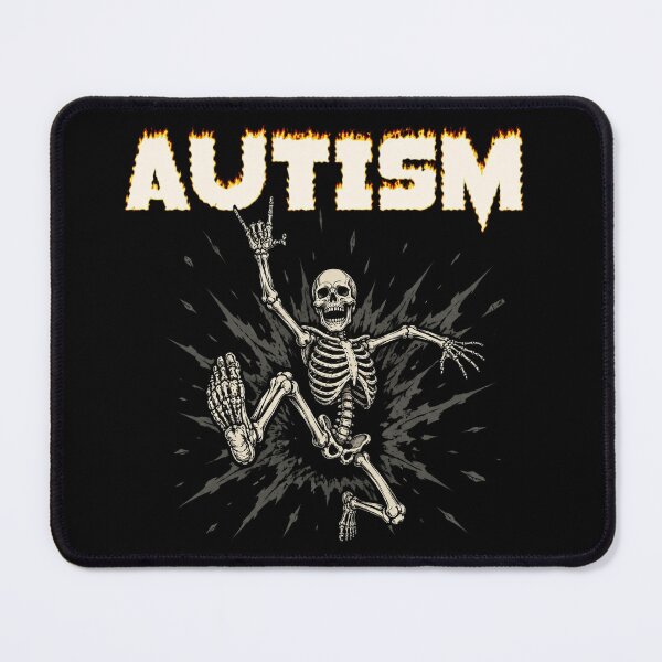 Item preview, Autism Skeleton Meme Classic Funny designed and sold by Mckenna165.
