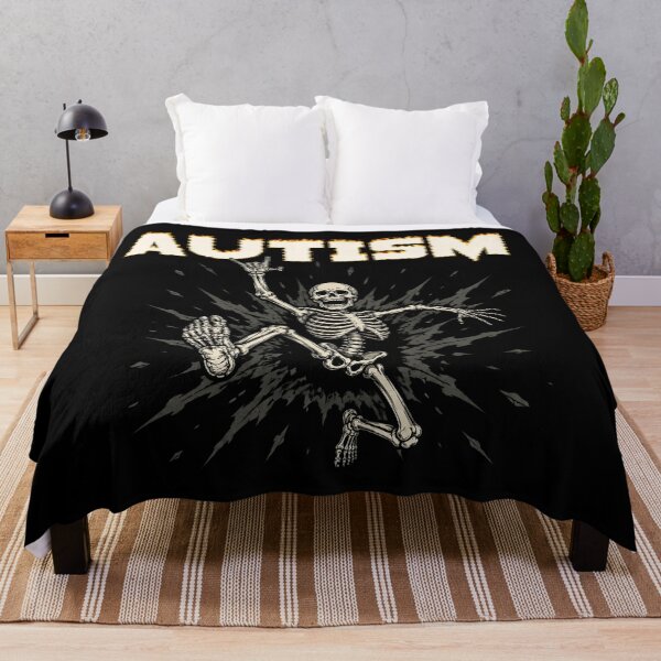 Item preview, Autism Skeleton Meme Classic Funny designed and sold by Mckenna165.