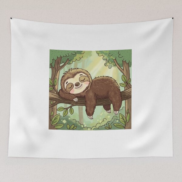 Item preview, Sloth Sleep Nap Rest designed and sold by WillowerStudio.