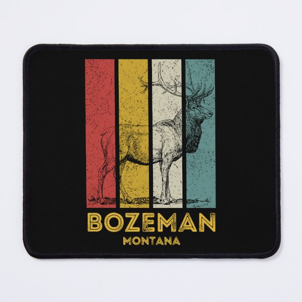 Item preview, Bozeman Montana Elk – Vintage Wildlife & Western Outdoor Design designed and sold by good vibes clothing.