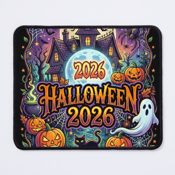 Item preview, Halloween 2026 Haunted House Pumpkins Full Moon Design designed and sold by DarkOriginArts.