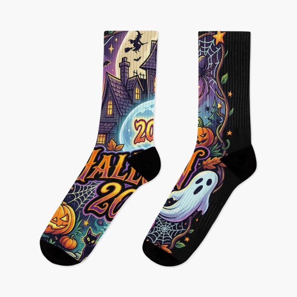 Item preview, Halloween 2026 Haunted House Pumpkins Full Moon Design designed and sold by DarkOriginArts.