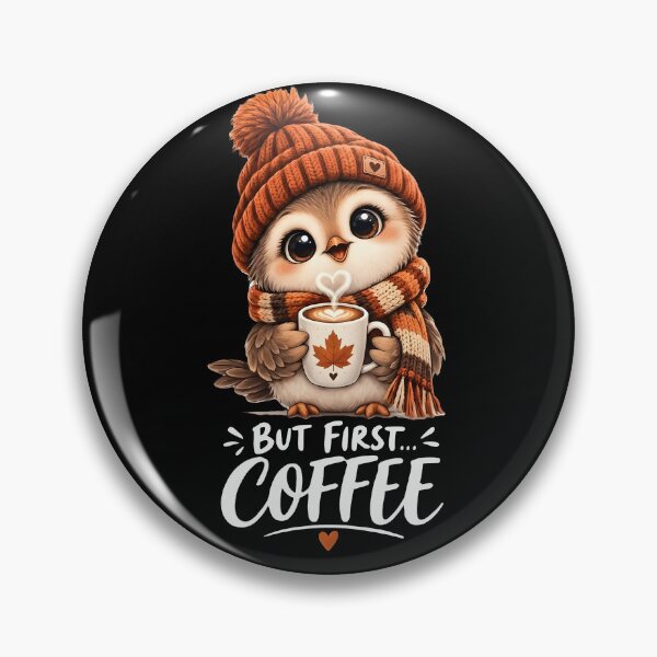 Item preview, But First Coffee Owl Shirt, Cute Autumn Coffee Graphic Tee, Fall Woodland Animal Maple Leaf Cozy Gift designed and sold by Blebaylem.