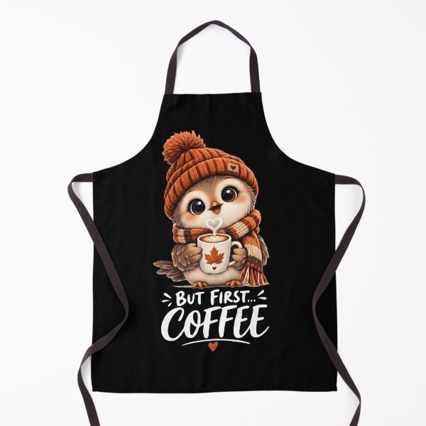 Item preview, But First Coffee Owl Shirt, Cute Autumn Coffee Graphic Tee, Fall Woodland Animal Maple Leaf Cozy Gift designed and sold by Blebaylem.