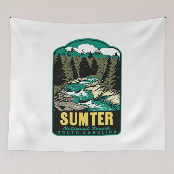 Item preview, Sumter National Forest Chattooga River Retro Travel Art designed and sold by HalpinDesign.