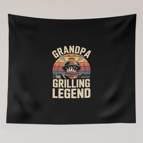 Item preview, GRANDPA – THE GRILLING LEGEND” designed and sold by jkrphoto.