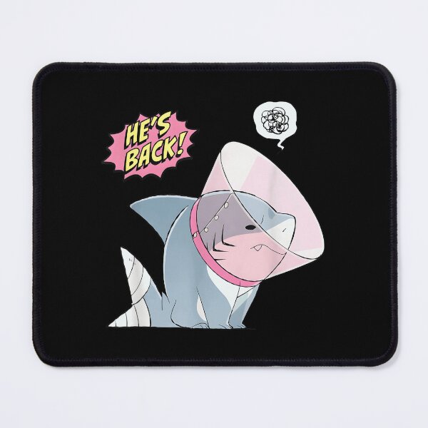 Item preview, Cute Land Shark In The Cone Of Shame designed and sold by banhstudio.