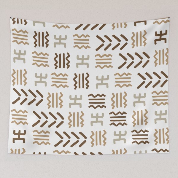 Item preview, African Bogolan fabric – Bogolanfini designed and sold by Wolagno.