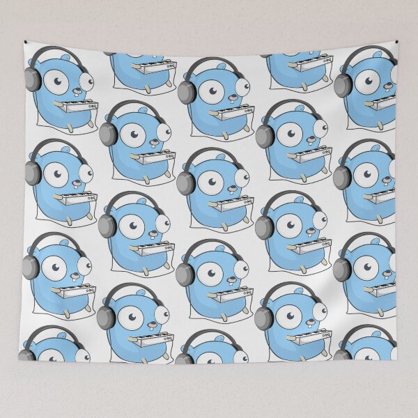 Item preview, The Golang Mascot Music designed and sold by ForRealSerial.