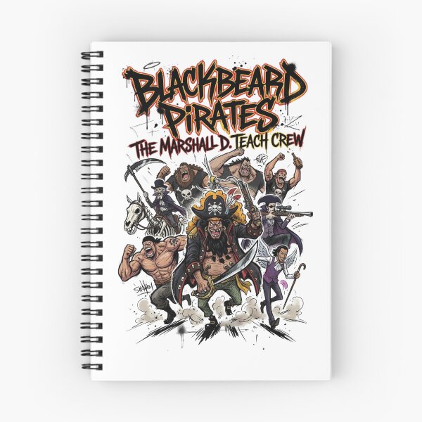 Item preview, Blackbeard Pirates Marshall D Teach Anime Crew Graphic Design designed and sold by FreakToons.