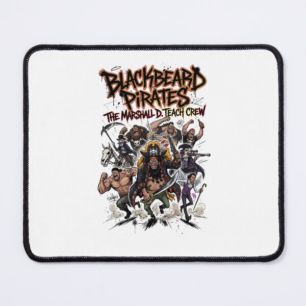 Item preview, Blackbeard Pirates Marshall D Teach Anime Crew Graphic Design designed and sold by FreakToons.