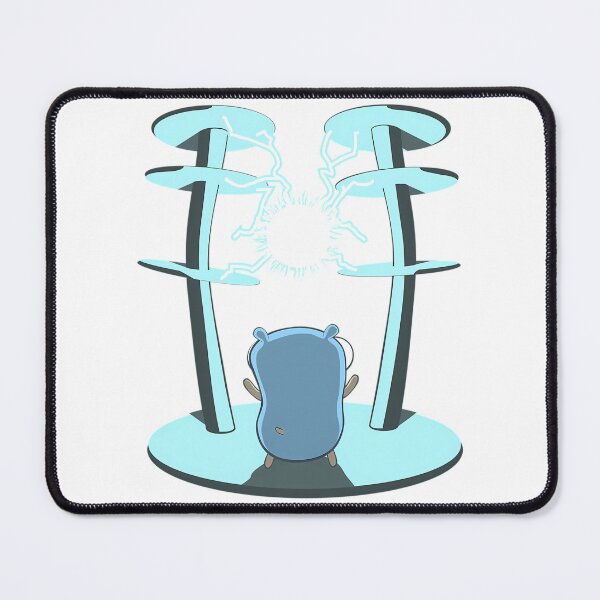 Item preview, The Golang Mascot Flash (Black) designed and sold by ForRealSerial.