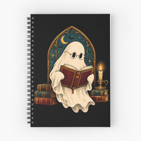 Item preview, Cute Bookish Ghost Reading in a Gothic Library designed and sold by TadeoNivar.