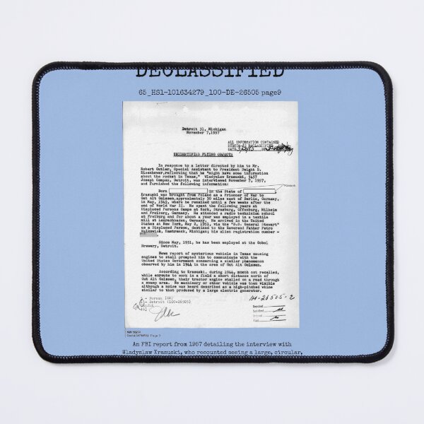Item preview, UFO DECLASSIFIED 65_HS1-101634279_100-DE-26505 page 9 designed and sold by CG17s.