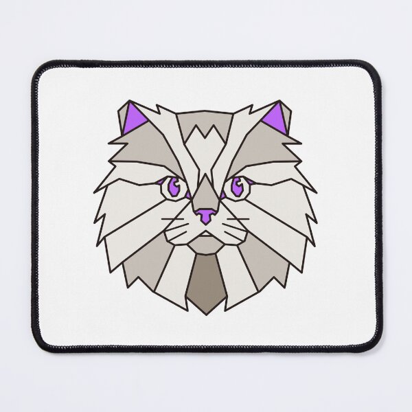Item preview, Geometric Persian Cat designed and sold by AnimalsKnowAll.