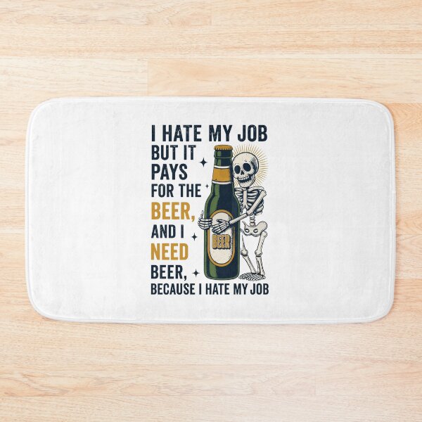 Item preview, Funny Skeleton Beer Lover Quote designed and sold by DarylPope.