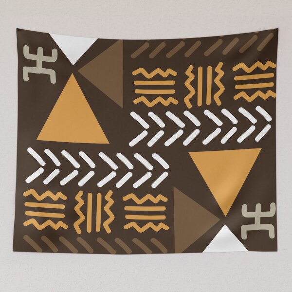 Item preview, African Bogolan fabric – Bogolanfini designed and sold by Wolagno.
