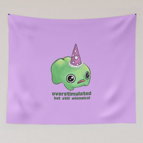 Item preview, Overstimulated But Still Whimsical Frog designed and sold by ESSA Zone.