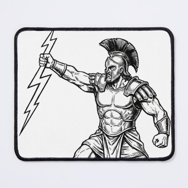 Item preview, Vintage retro pc gaming Tower titan lightning strategy giant graphic art designed and sold by MemoryZoneOfficial.