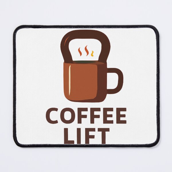 Item preview, Fueled By Coffee And Kettlebells – Gym Motivation Shirt Design designed and sold by Mouad-Doadi.