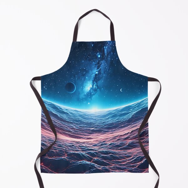 Item preview, Alien Cosmic Horizon - Red Nebula & Space Landscape Desk Mat designed and sold by CuteSlothWorld.